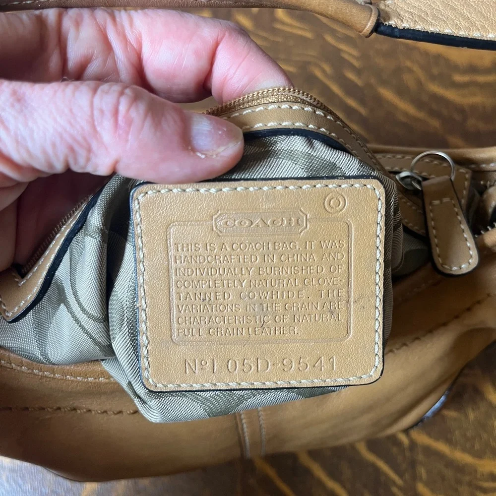 Coach Tan Leather SoHo Hobo Shoulder Bag - Picture 12 of 14